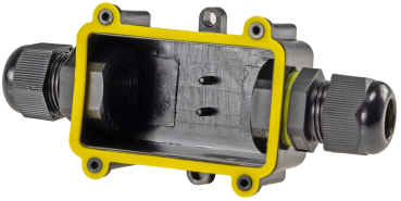 Preview: Kabelverbinderbox für 2 Anschlüsse IP68, 1x Eingang, 1x Ausgang, 22813