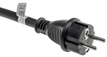 Preview: CEE auf Schutzkontakt-Stecker 0,35m 230V, Adapter für Camping, Wohnwagen 22851