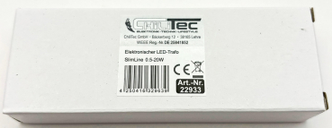 LED Trafo CT-SL20 SlimLine 12VDC 0,5-20W 22933