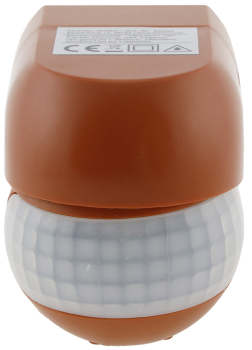 Aufputz 3-Draht PIR Bewegungsmelder ziegelrot CBI-Slim 180° IP44 22992