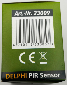 DELPHI Bewegungsmelder 160° Einbau UP 2-Draht weiss 23009