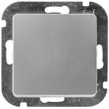 DELPHI Wechsel-Schalter 250AV/10A silber, ohne Rahmen