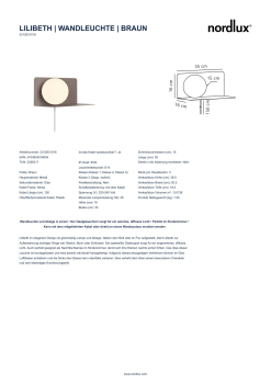 Nordlux Kinderleuchte mit Ablage Lilibeth E14 Braun Wandleuchte 2312931018
