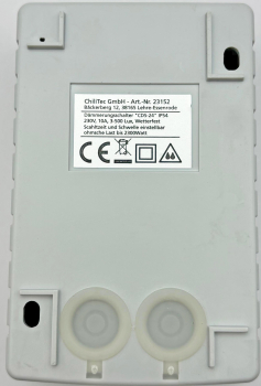 ChiliTec Outdoor Dämmerungsschalter "CDS-24" IP54 3-500Lux Wetterfest 23152
