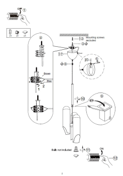 Pendelleuchte Rochelle Nordlux DFTP GU10 Schwarz 2320283003