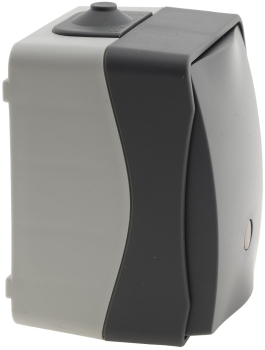 Preview: NUQUI Kontrollschalter mit Lämpchen Feuchtraum IP54 Aufputz ChiliTec 23282