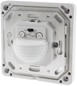 PIR Bewegungsmelder 190° IP65 2/3-Draht weiss UP 23337