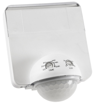 Aufputz Bewegungsmelder IP65 weiss 360° "CBM 65a" 10m Detektion 23389