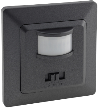 MILOS Bewegungsmelder anthrazit UP für LED geeignet, 2-Draht, 23406