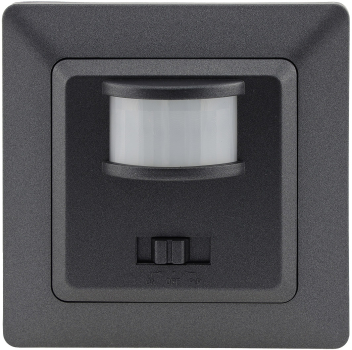 Preview: MILOS Bewegungsmelder anthrazit UP für LED geeignet, 2-Draht, 23406