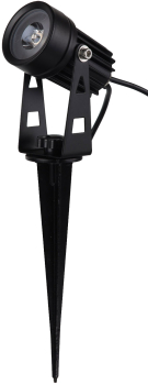 ChiliTec Gartenstrahler Set Solar mit 2 Spots Solarzelle Erdspieß 3000K IP65 23440