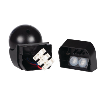 Preview: Bewegungsmelder ALER MINI PIR Sensor Aufputz 800W schwarz weiß 23459