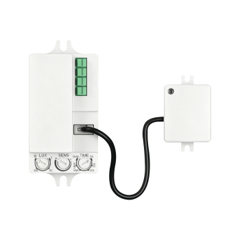 Bewegungsmelder EXTERNO MW weiss Mikrowellen Sensor H360/V160 23483