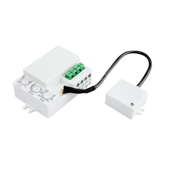 Bewegungsmelder EXTERNO MW weiss Mikrowellen Sensor H360/V160 23483