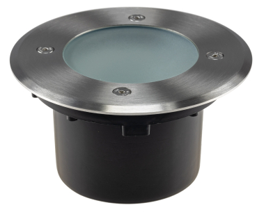 Preview: Bodeneinbauleuchte BEL GX53 XXL rund ØxT 14x7cm IP65 Bodenleuchte extrabreiter Rahmen 23551