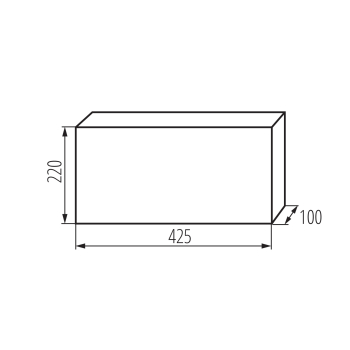 Preview: Verteiler Unterputz ABS KDB KDB-F18P 1-reihig 18 Module Sicherungskasten 23626
