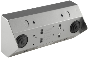 Preview: 3-fach Steckdosenblock silber Aufbau-Steckdosen 23632