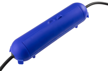 ChiliTec Kabelschutzbox für Aussen IP44 XL für CEE, LxØ 365x90mm, Blau 23785