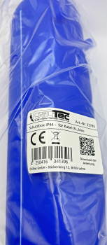 ChiliTec Kabelschutzbox für Aussen IP44 XL für CEE, LxØ 365x90mm, Blau 23785
