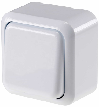 FASKO Wechselschalter weiß Aufputz ChiliTec 23812