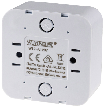 FASKO Wechselschalter weiß Aufputz ChiliTec 23812