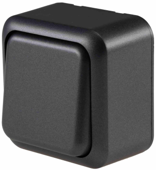 FASKO Wechselschalter Anthrazit Aufputz ChiliTec 23816