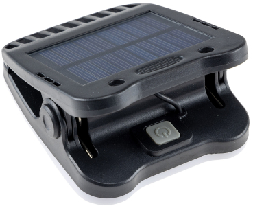ChiliTec LED Solar Klemmleuchte "SWK 8020" PIR Bewegungsmelder IP44 23855