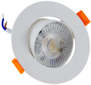 Preview: LED Einbauleuchte "Flat-36 CCT+P" 3W/5W/7W 3000K 4000K 6500K schwenkbar 23998