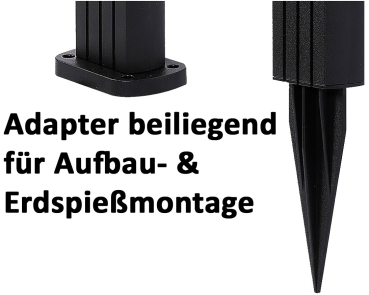 ChiliTec LED Solar Wegeleuchte "SWL-78" IP44 H63 Dämmerungssensor 3000K 23999