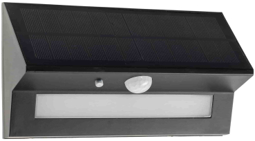 ChiliTec LED Solar Wandleuchte "SWL-AS400" IP44 PIR Bewegungsmelder 3000K 24003