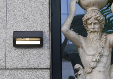 ChiliTec LED Solar Wandleuchte "SWL-AS400" IP44 PIR Bewegungsmelder 3000K 24003