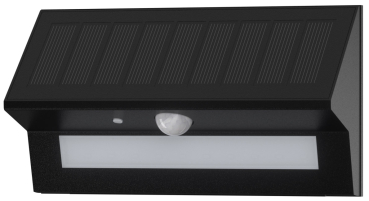 ChiliTec LED Solar Wandleuchte "SWL-AS400" IP44 PIR Bewegungsmelder 3000K 24003