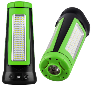 30W LED Baustrahler mit Akku "BSA-30s" Stativ 2700lm 2700K 4500K 6000K 24028