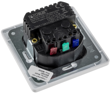 Preview: MILOS Steckdose USB A+C PD 3.0 Matt Weiß mit erhöhtem Berührungsschutz 24035