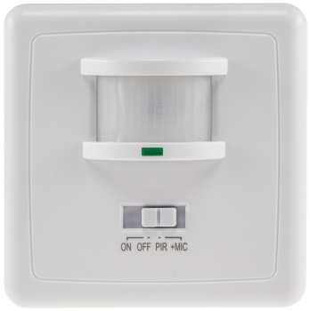 Bewegungsmelder 160° IP20 "CT-AB160" IR & Akkustiksensor 3-Draht weiß Unterputz 24058