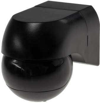 Aufputz-3-Draht PIR Infrarot-Bewegungsmelder anthrazit CBM-SL black 180° IP44 24059
