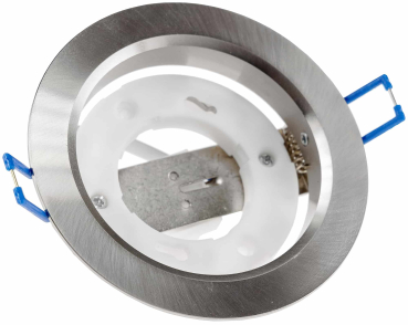 Einbauleuchte "CT-DS108" Ø108mm GX53 Fassung, 230V, Aluminium gebürstet, 24082