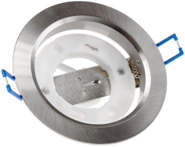 Einbauleuchte "CT-DS108" Ø108mm GX53 Fassung, 230V, Aluminium gebürstet, 24082