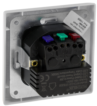 DELPHI Schutzkontakt-Steckdose mit LED weiß UP, Licht mit Sensor 24083