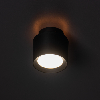 Preview: Kanlux LED Deckenleuchte SONOR CCT 3000/4000/5700K Mattschwarz 6W 24365