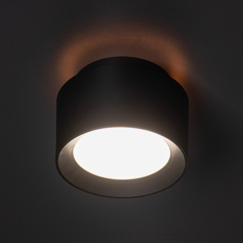 Preview: Kanlux LED Deckenleuchte SONOR 12W CCT 3000/4000/5700K Mattschwarz 24367