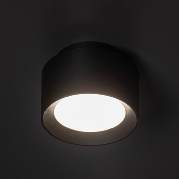 Preview: Kanlux LED Deckenleuchte SONOR 12W CCT 3000/4000/5700K Mattschwarz 24367