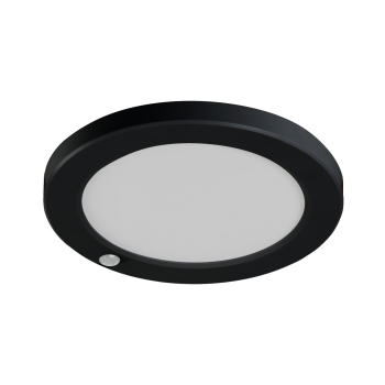 LED Wand-/Deckenleuchte ERGA PIR 17W CCT-B 3000/4000/6500K Downlight schwarz 24605
