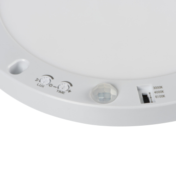 Preview: LED Wand-/Deckenleuchte ERGA PIR 17W CCT-W 3000/4000/6500K Downlight weiss 24606