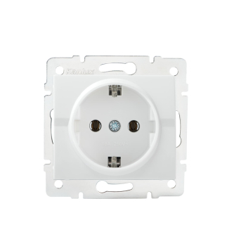 LOGI Steckdose Unterputz Weiss 25085
