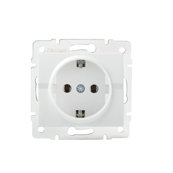 LOGI Steckdose Unterputz Weiss 25085