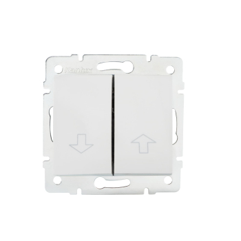 LOGI Jalousietaster Rolladentaster Weiss Unterputz 25099