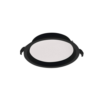 Kanlux LED Einbauleuchte TIBERI CCT 15-21W-B 3000/3500/4000K RA90 Downlight schwarz 26380