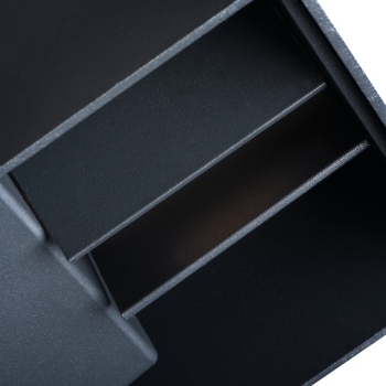 LED Wandleuchte REKA PIR Sensor 4000K graphit 7W IP54 abgerundet 28995