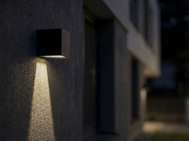 Kanlux LED Solar Wandleuchte REKA CCT 3000/4000/6500K Mikrowellen Sensor grau 3W IP65 28996